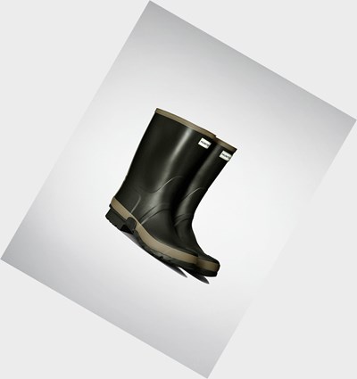 Botas de Agua Hunter Gardener Mujer Verde Oliva | 724UMVEPA