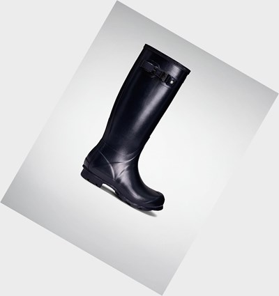 Botas de Agua Hunter Norris Field Mujer Azul Marino | 269MKYJPI