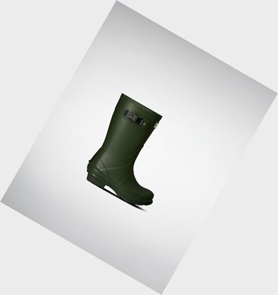 Botas de Agua Hunter Norris Niños Verde | 537DJQGPO