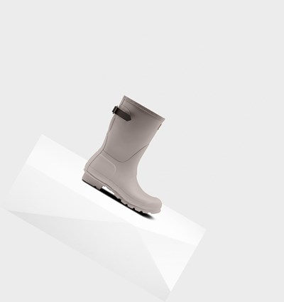 Botas de Agua Hunter Original Back Adjustable Mujer Gris | 025JYASZR