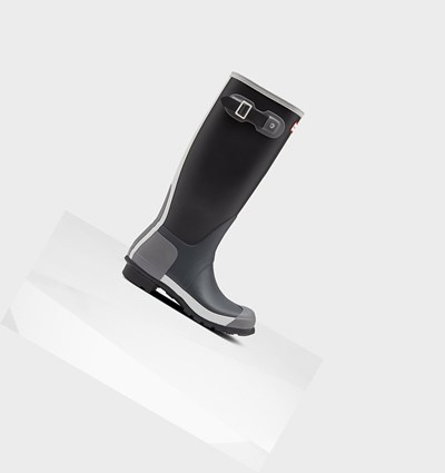 Botas de Agua Hunter Original Inside Out Mujer Negras | 906EHPZNC