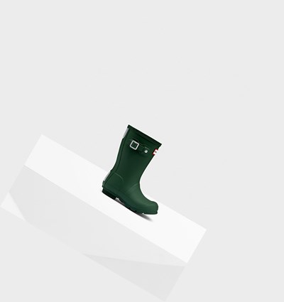 Botas de Agua Hunter Original Little Niños Verde | 970JPHSQK