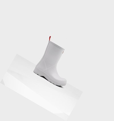 Botas de Agua Hunter Original Mid-Altura Rain Hombre Gris | 750WHRYPT