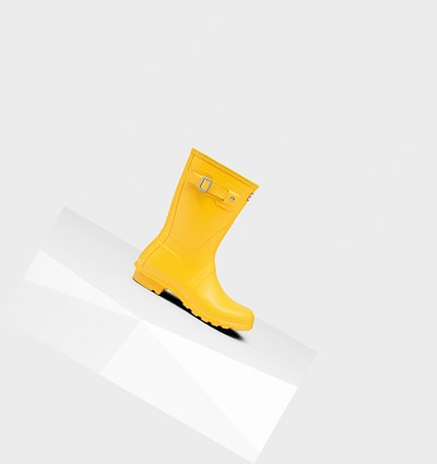 Botas de Agua Hunter Original Mujer Amarillo | 538GVDWOB