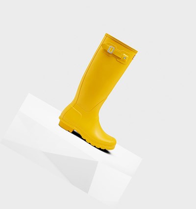 Botas de Agua Hunter Original Mujer Amarillo | 906LXWDYA