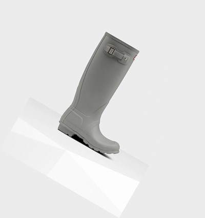 Botas de Agua Hunter Original Mujer Gris | 807SDUZNW