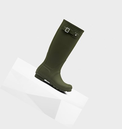 Botas de Agua Hunter Original Mujer Verde Oliva | 162DMLSCT