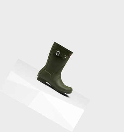 Botas de Agua Hunter Original Mujer Verde Oliva | 397KCZWTD
