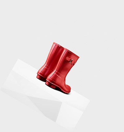 Botas de Agua Hunter Original Nebula Mujer Rojas | 916COISUW