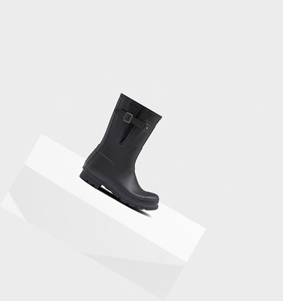 Botas de Agua Hunter Original Side Adjustable Hombre Negras | 204WHRKIS