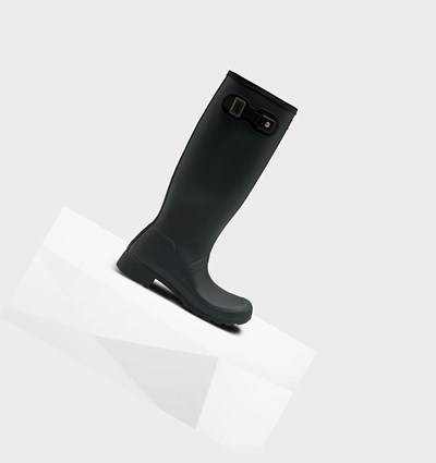 Botas de Agua Hunter Original Tour Foldable Mujer Negras | 562LGEYDB
