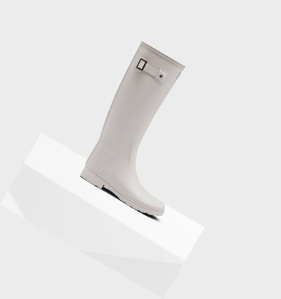 Botas de Agua Hunter Refined Slim Fit Mujer Gris | 690VIAOUS