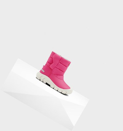Botas de Nieve Hunter Original Big Insulated Niños Rosas Claro | 153WRZVFE
