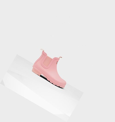 Botines Chelsea Hunter Original Big Niños Rosas | 645KMBSHG