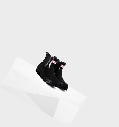 Botines Chelsea Hunter Original Gloss Mujer Negras | 235UINTKJ