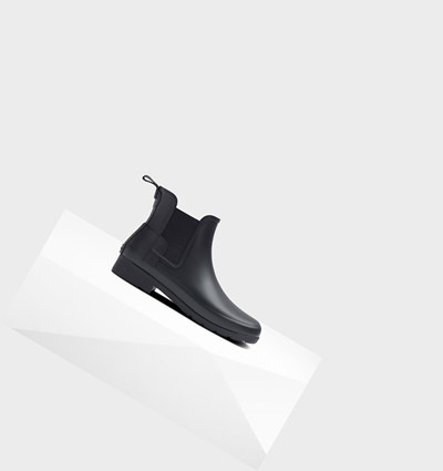 Botines Chelsea Hunter Refined Slim Fit Mujer Azul Marino | 187MABJNW