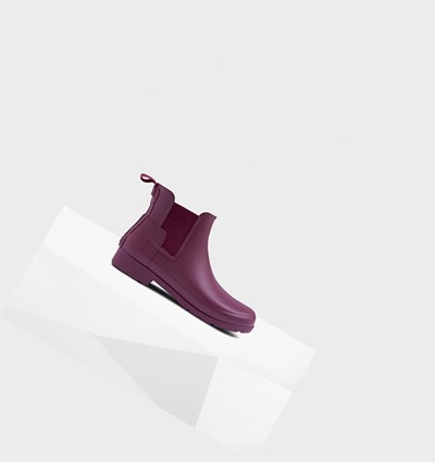 Botines Chelsea Hunter Refined Slim Fit Mujer Moradas | 401CTUZIY