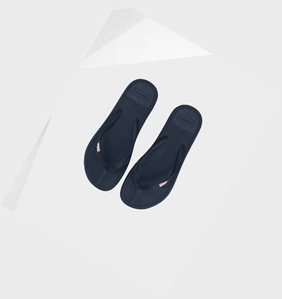 Chanclas Hunter Original Mujer Azul Marino | 829ZGWCAE