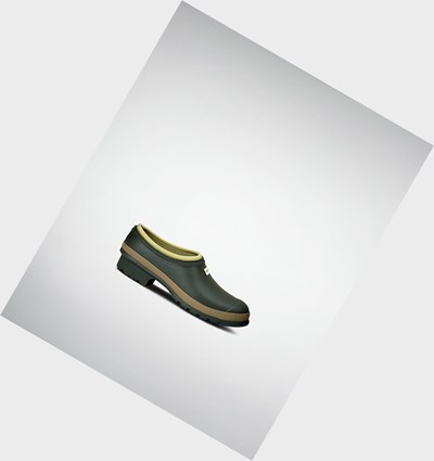 Zuecos Hunter Gardener Hombre Verde Oliva | 758UGFTEB