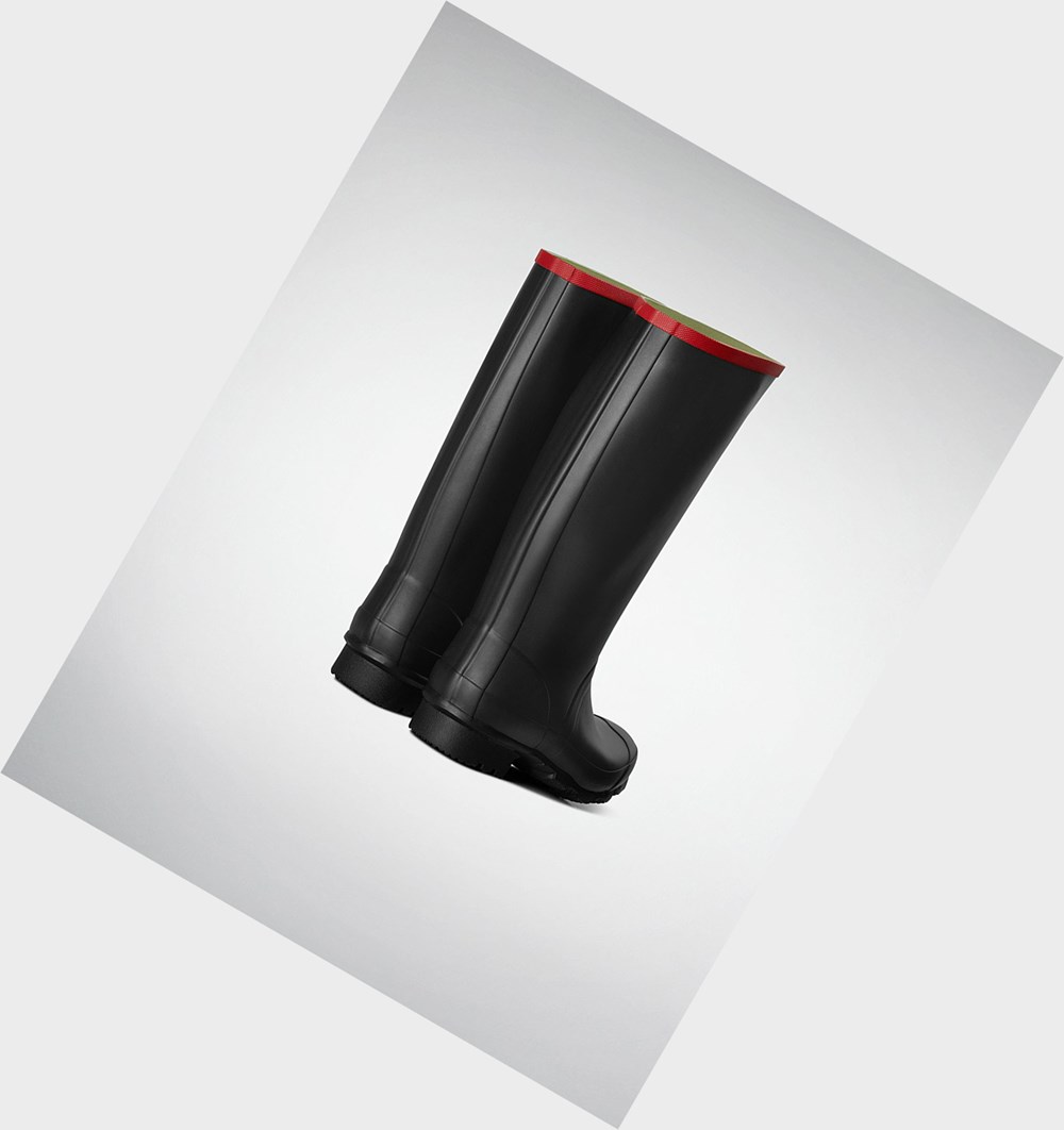 Botas de Agua Hunter Argyll Full Knee Mujer Negras | 780NKPMZI