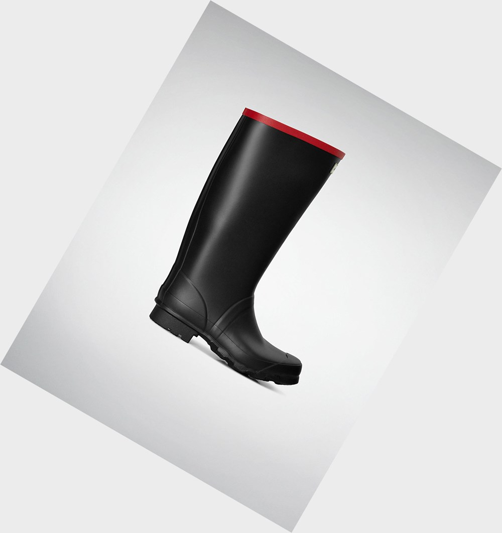 Botas de Agua Hunter Argyll Full Knee Mujer Negras | 780NKPMZI