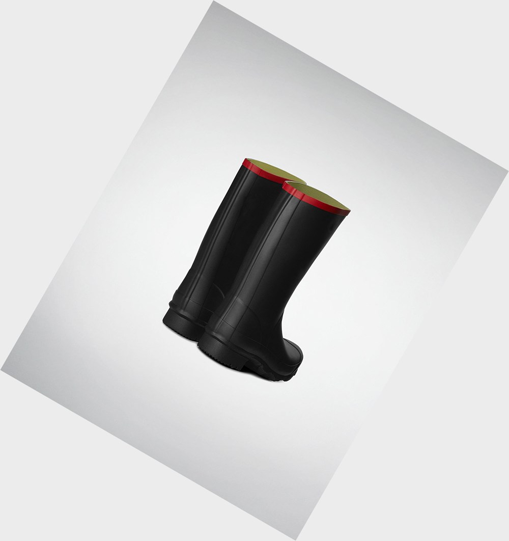 Botas de Agua Hunter Argyll Mujer Negras | 109AEDIRO