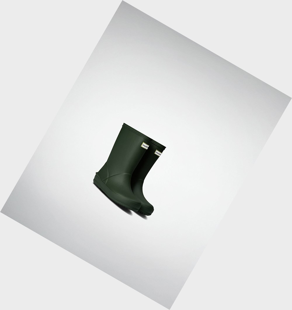 Botas de Agua Hunter First Norris Niños Verde | 154GWFZEQ