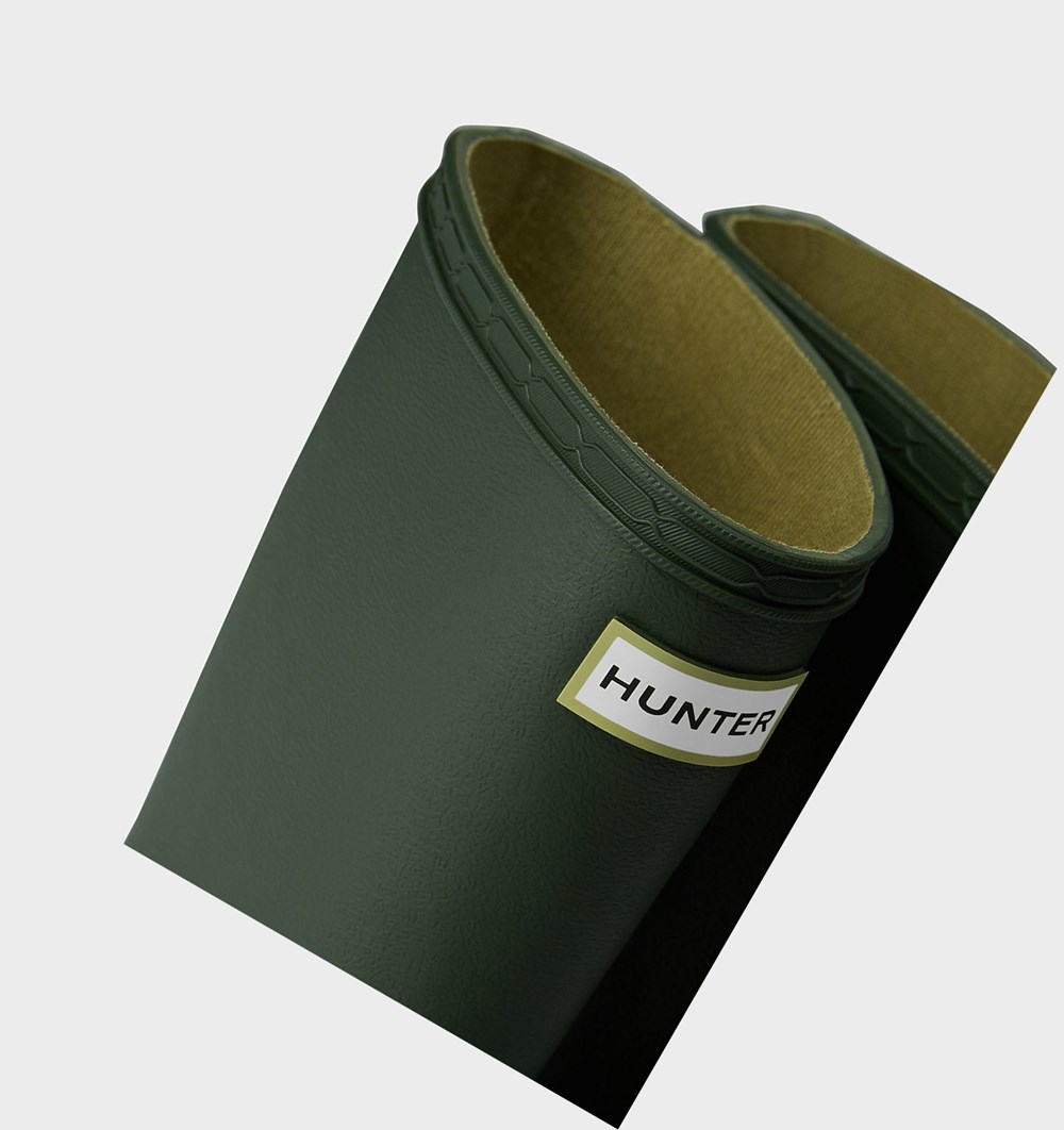 Botas de Agua Hunter First Norris Niños Verde | 154GWFZEQ