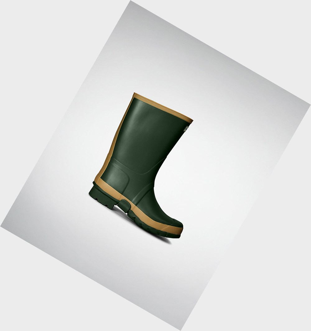 Botas de Agua Hunter Gardener Mujer Verde | 348TEVIKD