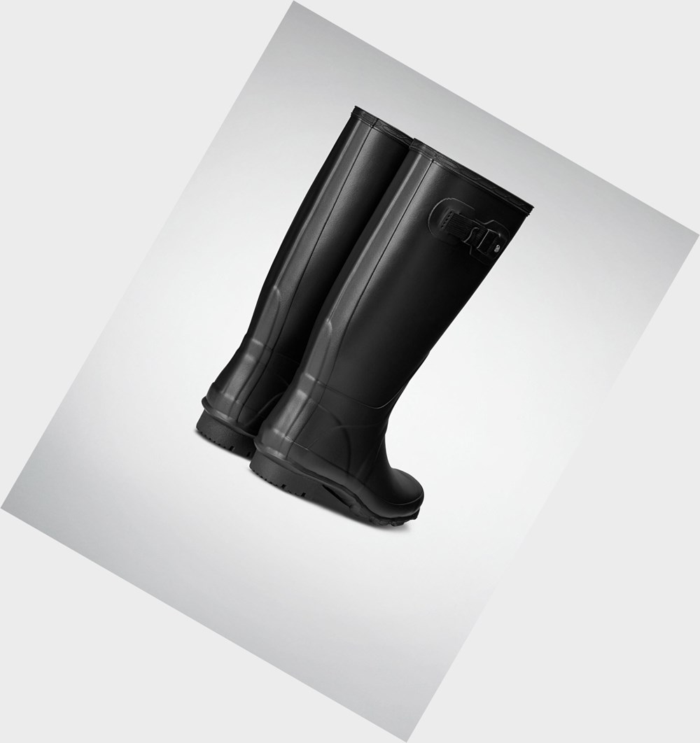 Botas de Agua Hunter Huntress Leg Mujer Negras | 716TUVLDK