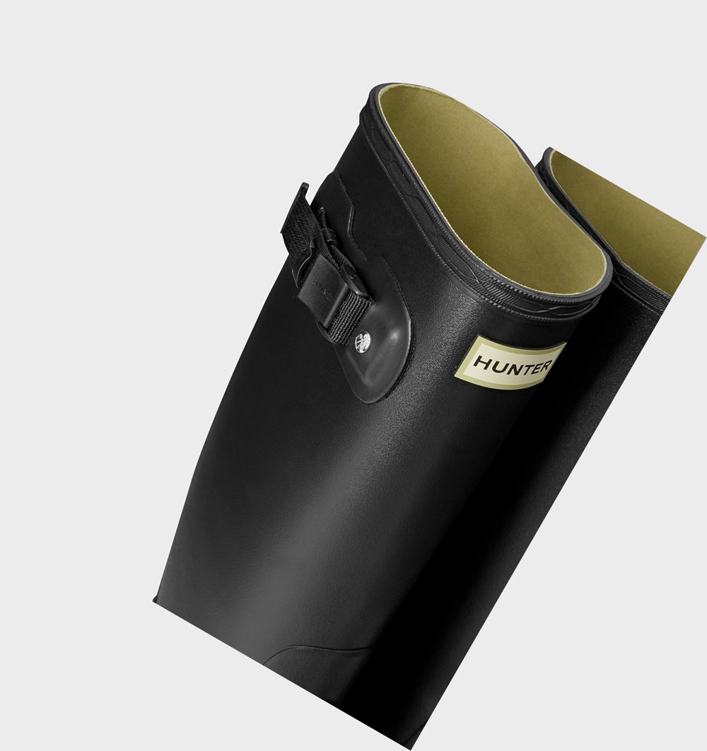 Botas de Agua Hunter Huntress Leg Mujer Negras | 716TUVLDK