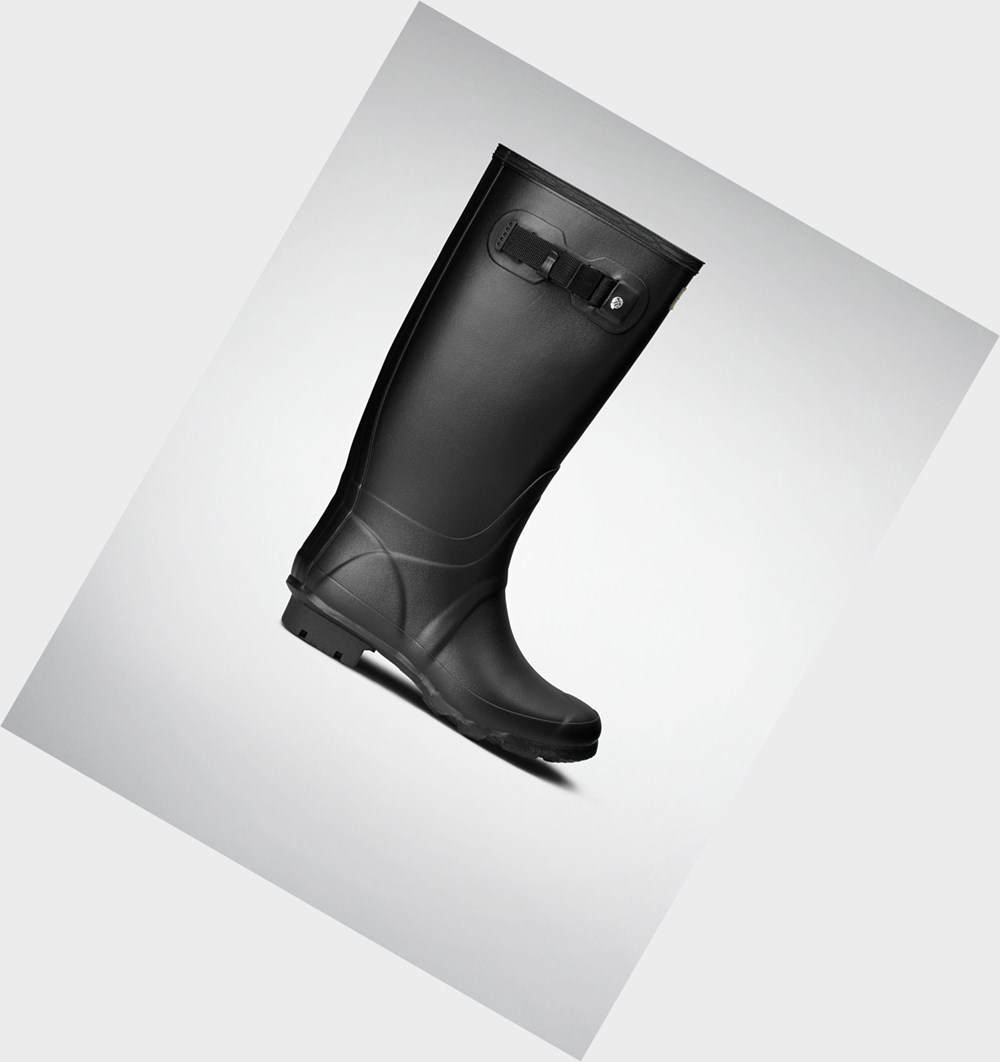 Botas de Agua Hunter Huntress Leg Mujer Negras | 716TUVLDK