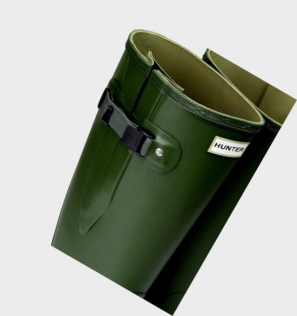 Botas de Agua Hunter Norris Field Mujer Verde | 092VKAPCO