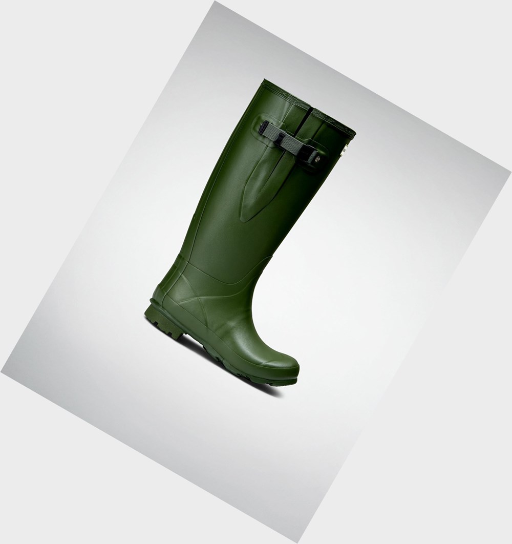 Botas de Agua Hunter Norris Field Mujer Verde | 092VKAPCO