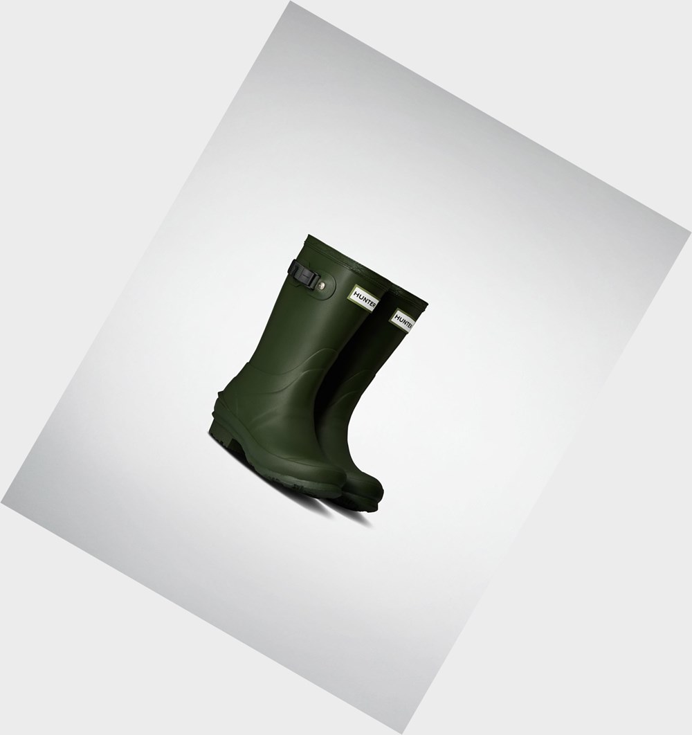 Botas de Agua Hunter Norris Niños Verde | 537DJQGPO