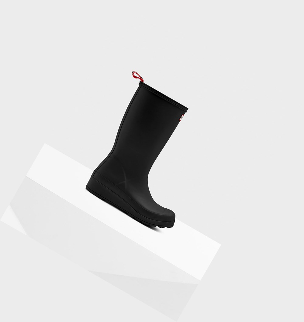 Botas de Agua Hunter Original Altas Rain Mujer Negras | 947BWYCZM
