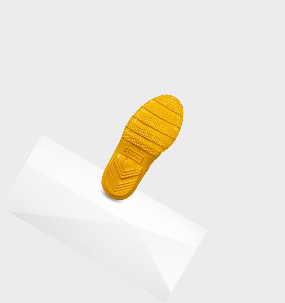 Botas de Agua Hunter Original Big Gloss Niños Amarillo | 439XUVMZI
