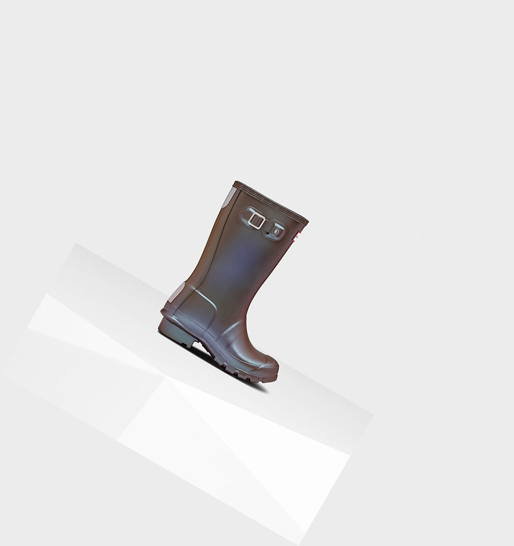 Botas de Agua Hunter Original Big Nebula Niños Verde | 032UBNXAR