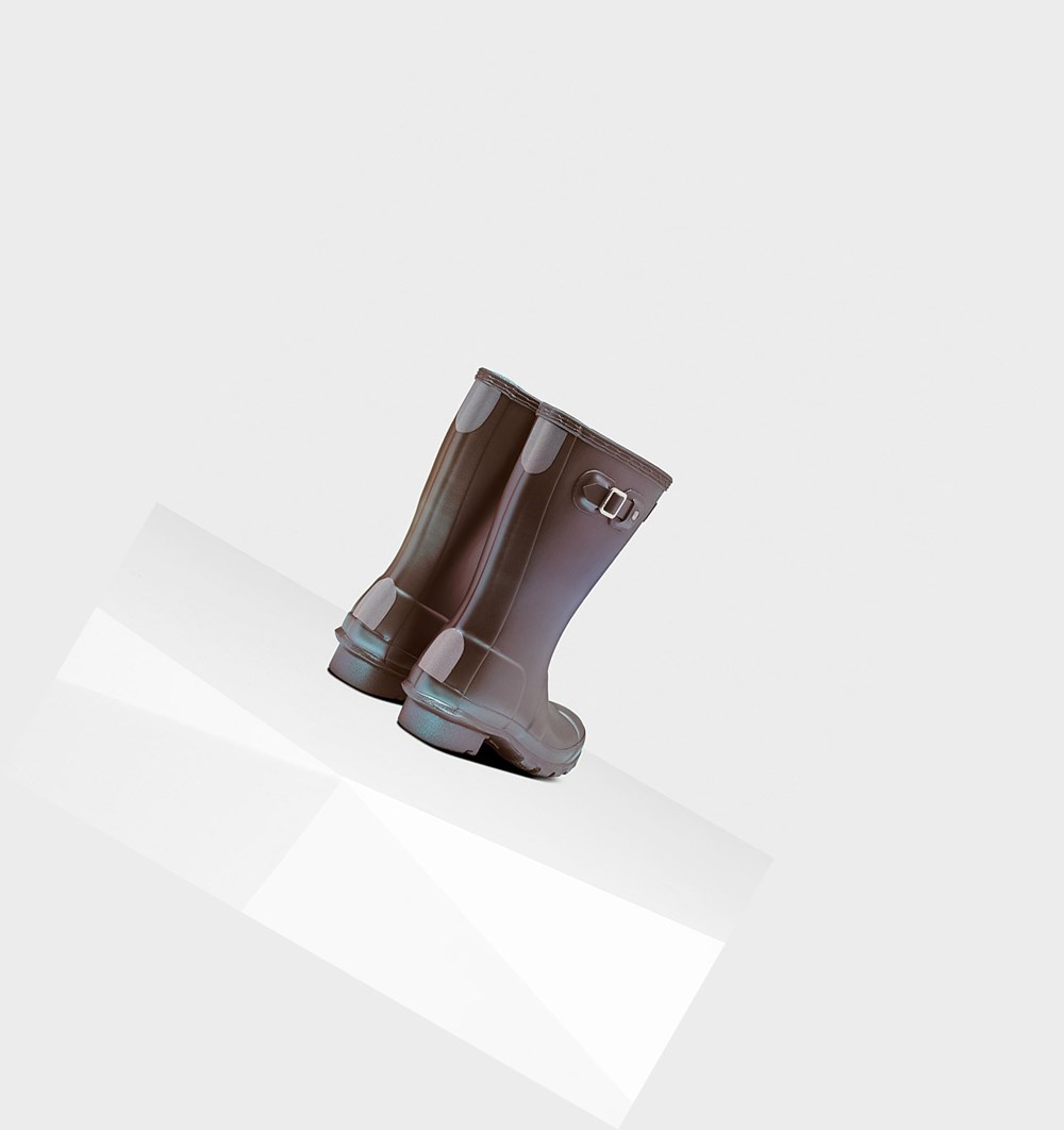 Botas de Agua Hunter Original Big Nebula Niños Verde | 032UBNXAR