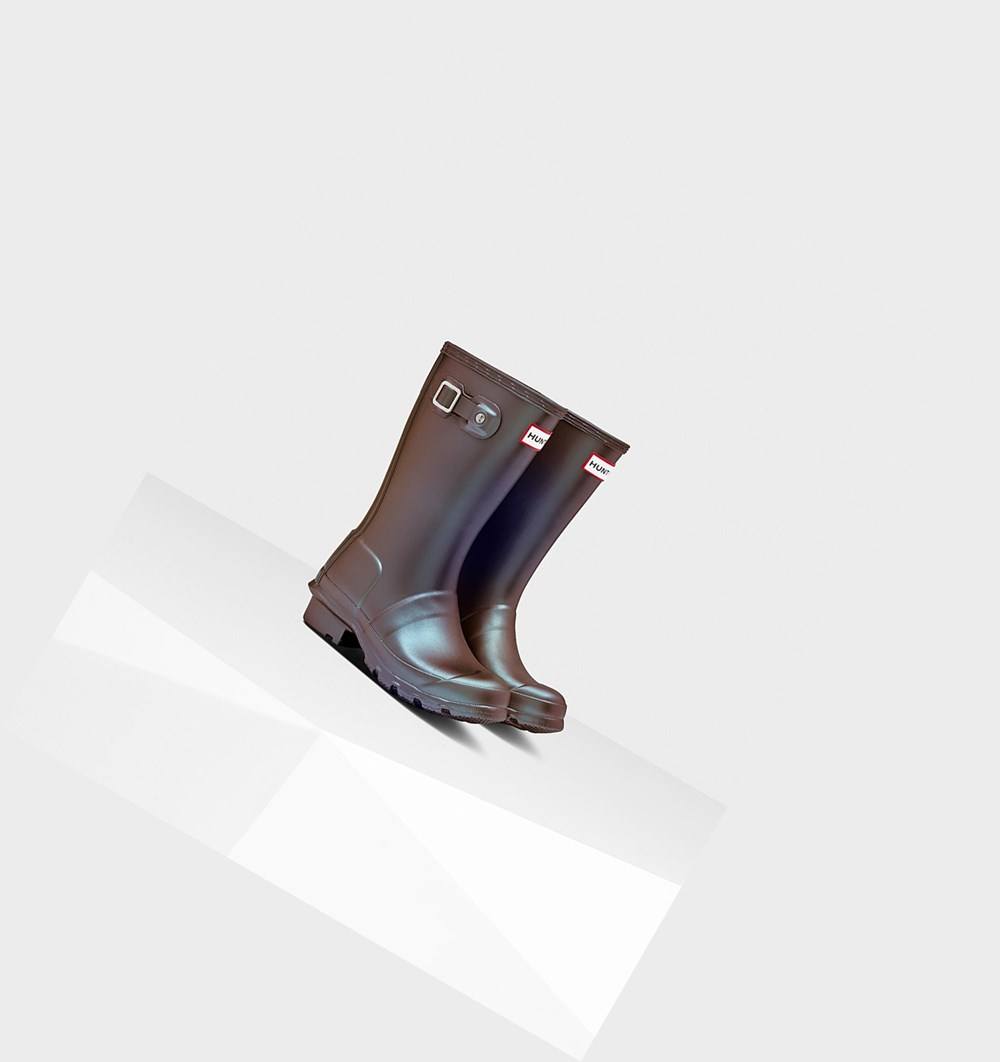 Botas de Agua Hunter Original Big Nebula Niños Verde | 032UBNXAR