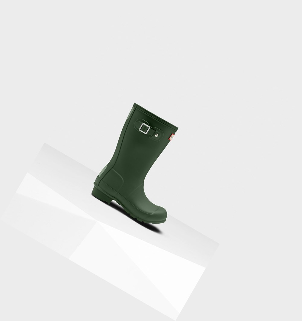 Botas de Agua Hunter Original Big Niños Verde | 180IWFAJY