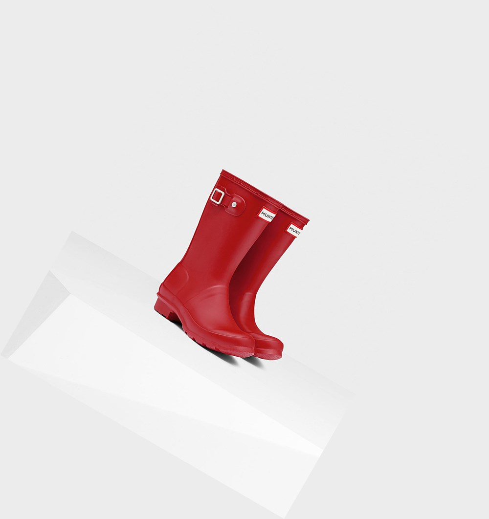 Botas de Agua Hunter Original Big Niños Rojas | 420EVYNWI