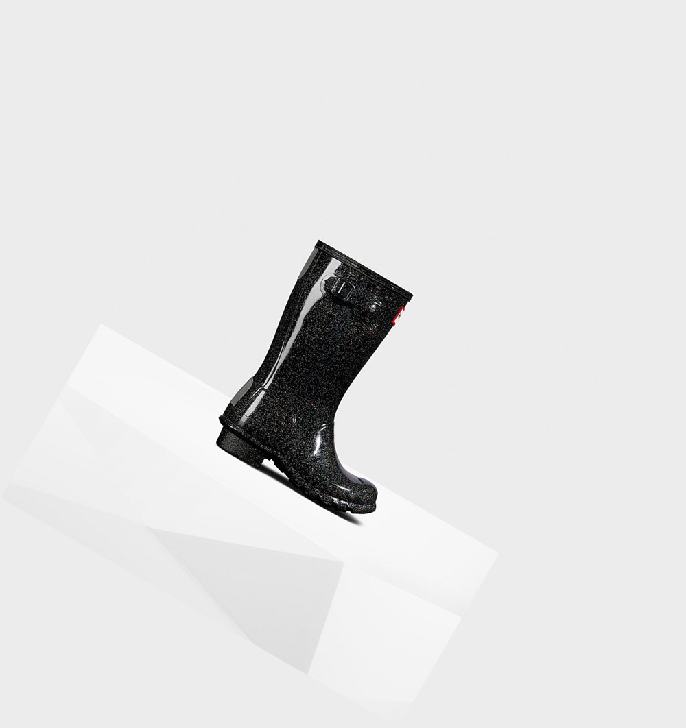 Botas de Agua Hunter Original Big Starcloud Niños Negras Multicolor | 941SWYCET