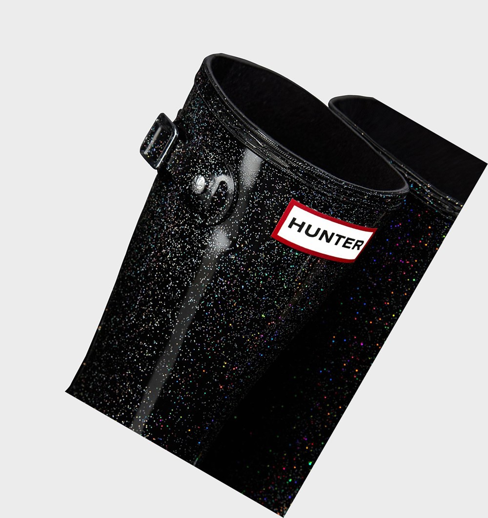 Botas de Agua Hunter Original Big Starcloud Niños Negras Multicolor | 941SWYCET