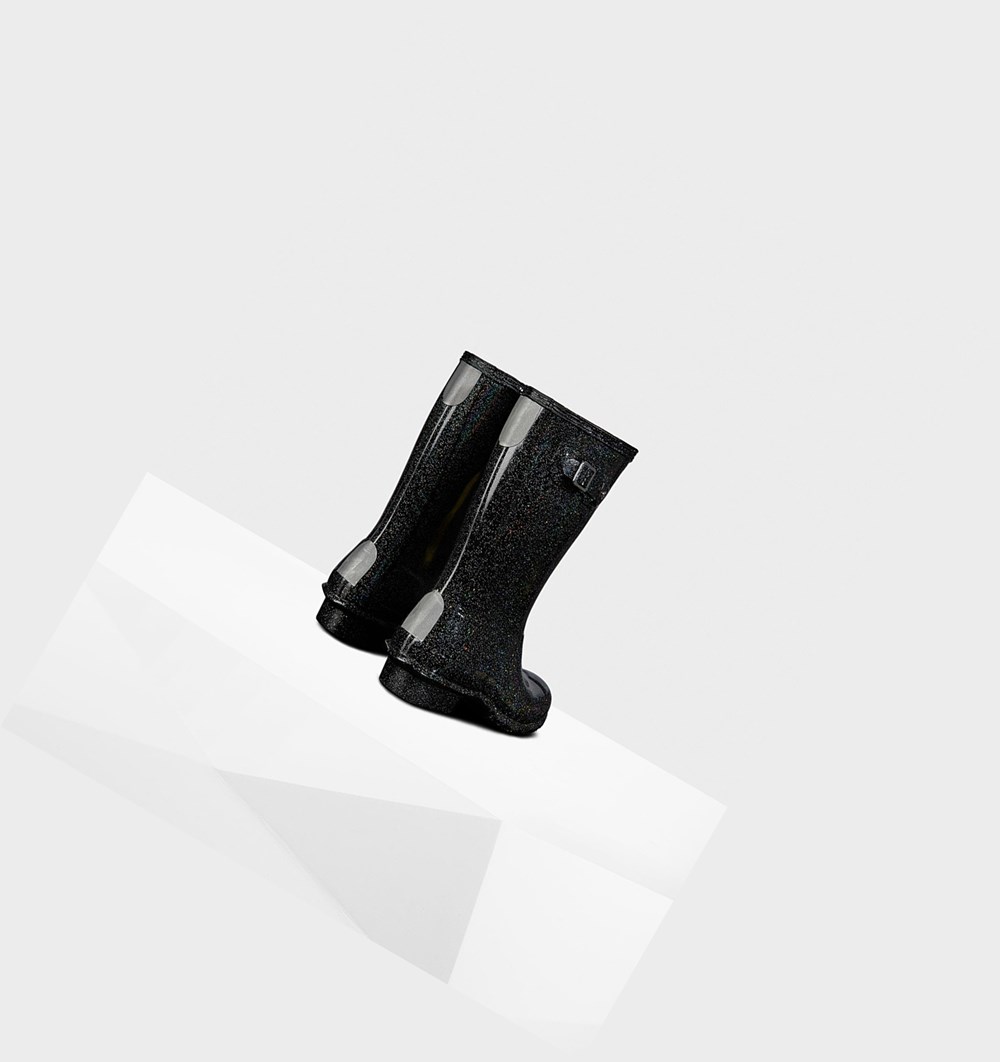 Botas de Agua Hunter Original Big Starcloud Niños Negras Multicolor | 941SWYCET