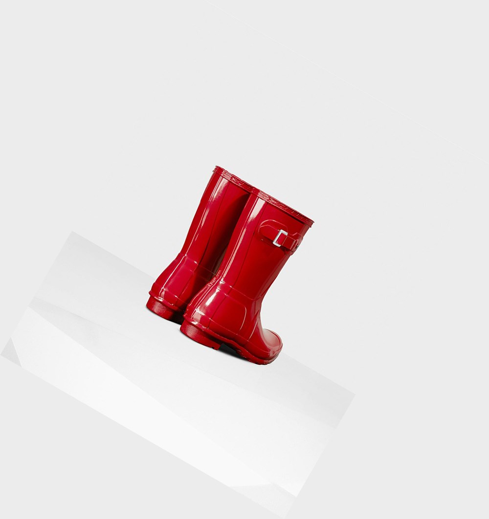 Botas de Agua Hunter Original Gloss Mujer Rojas | 285RYZBQX