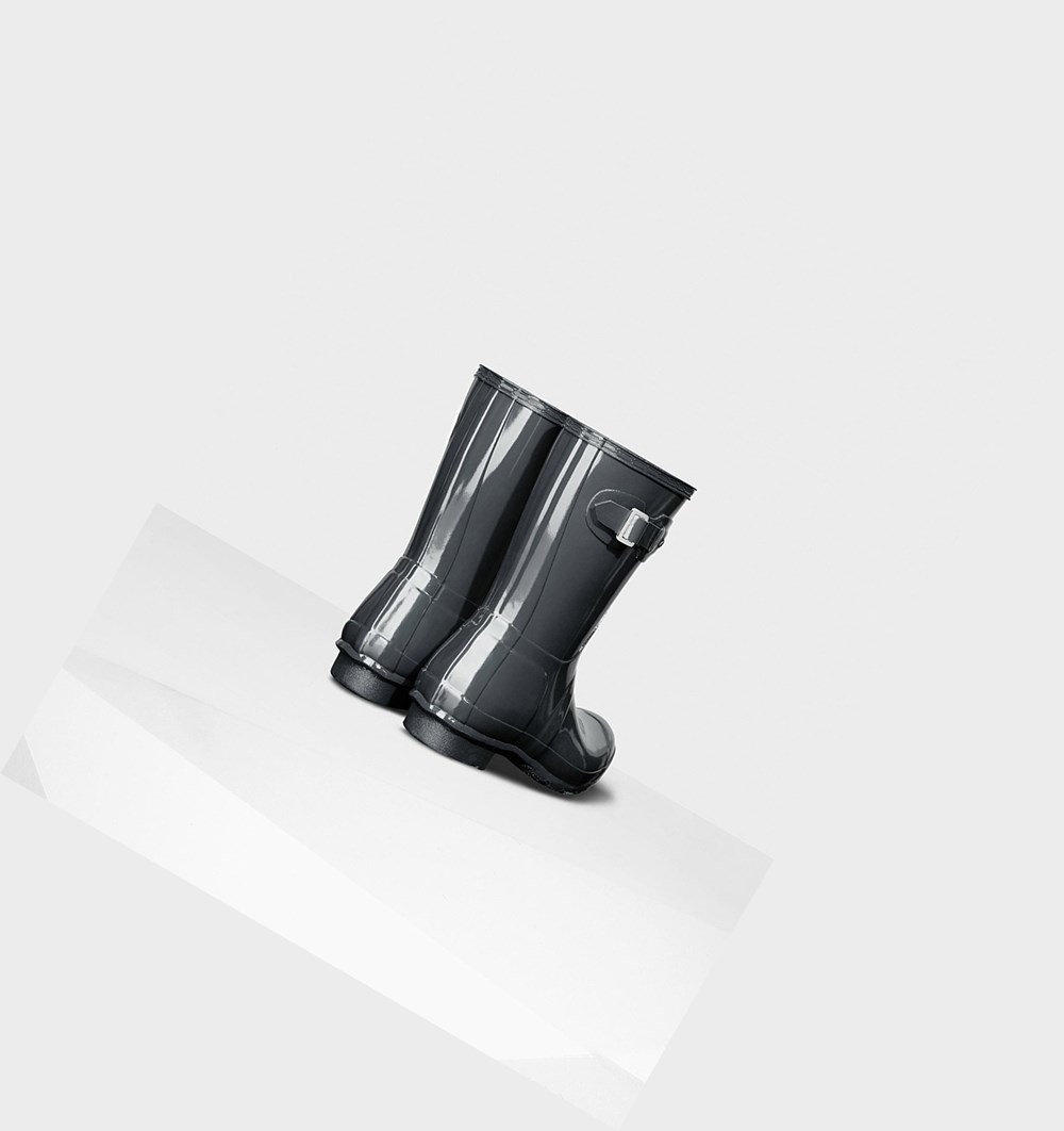 Botas de Agua Hunter Original Gloss Mujer Gris | 816HVQLGF