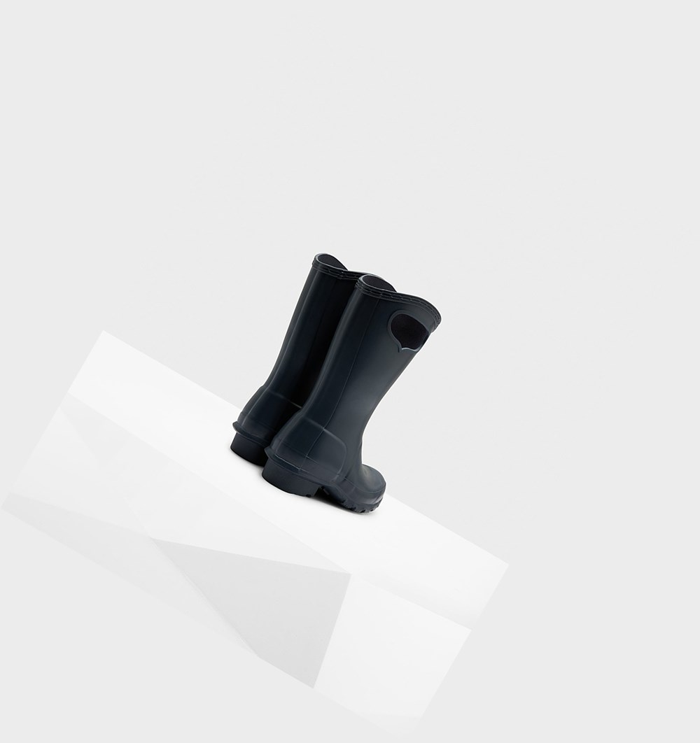 Botas de Agua Hunter Original Grab Handle Niños Azul Marino | 237YTRGLP