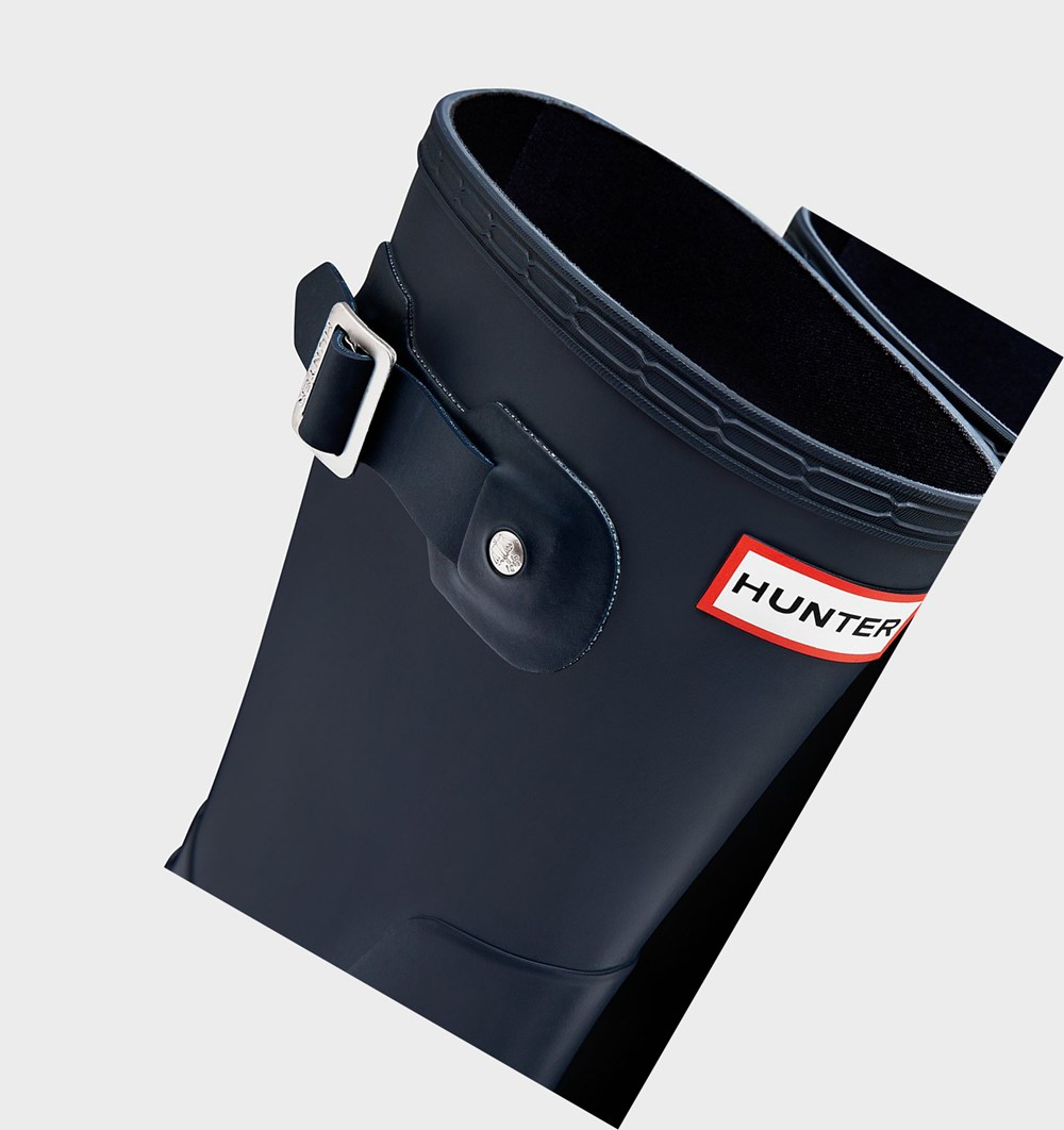 Botas de Agua Hunter Original Hombre Azul Marino | 543MXRPOI