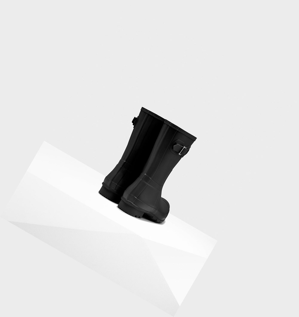 Botas de Agua Hunter Original Hombre Negras | 036ZPTESQ